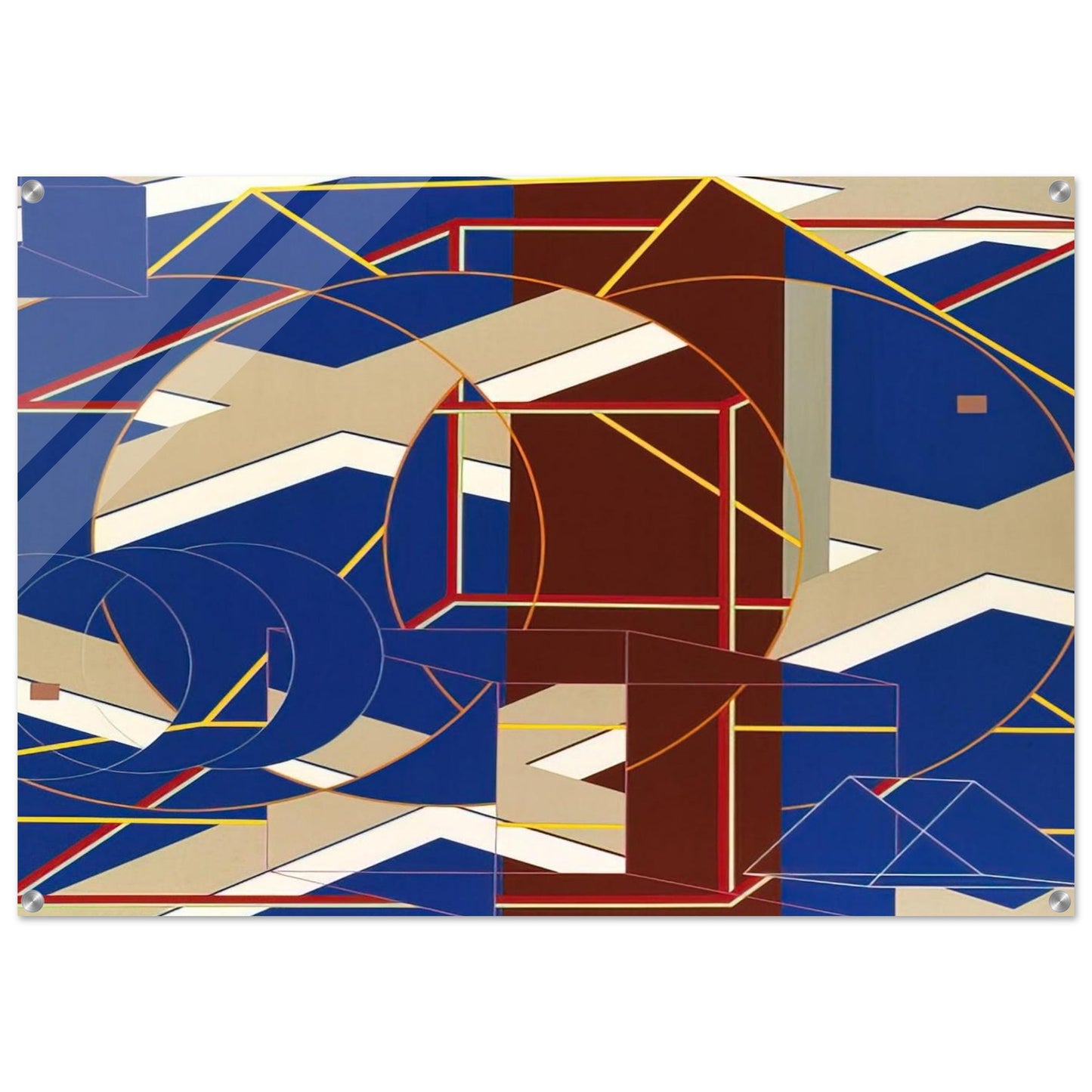 C-B-1 - Al Held Acrylic Print - 70x100 cm / 28x40″ inches | Al Held Wall Art | Al Held Prints