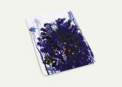 Moreton Bay Fig and Palm Trees - figurative By Brett Whiteley Pack of 10 Post Cards | Brett Whiteley Post Cards | A6 (10.5 x 14.8 cm) - 4.1 x 5.8 inches