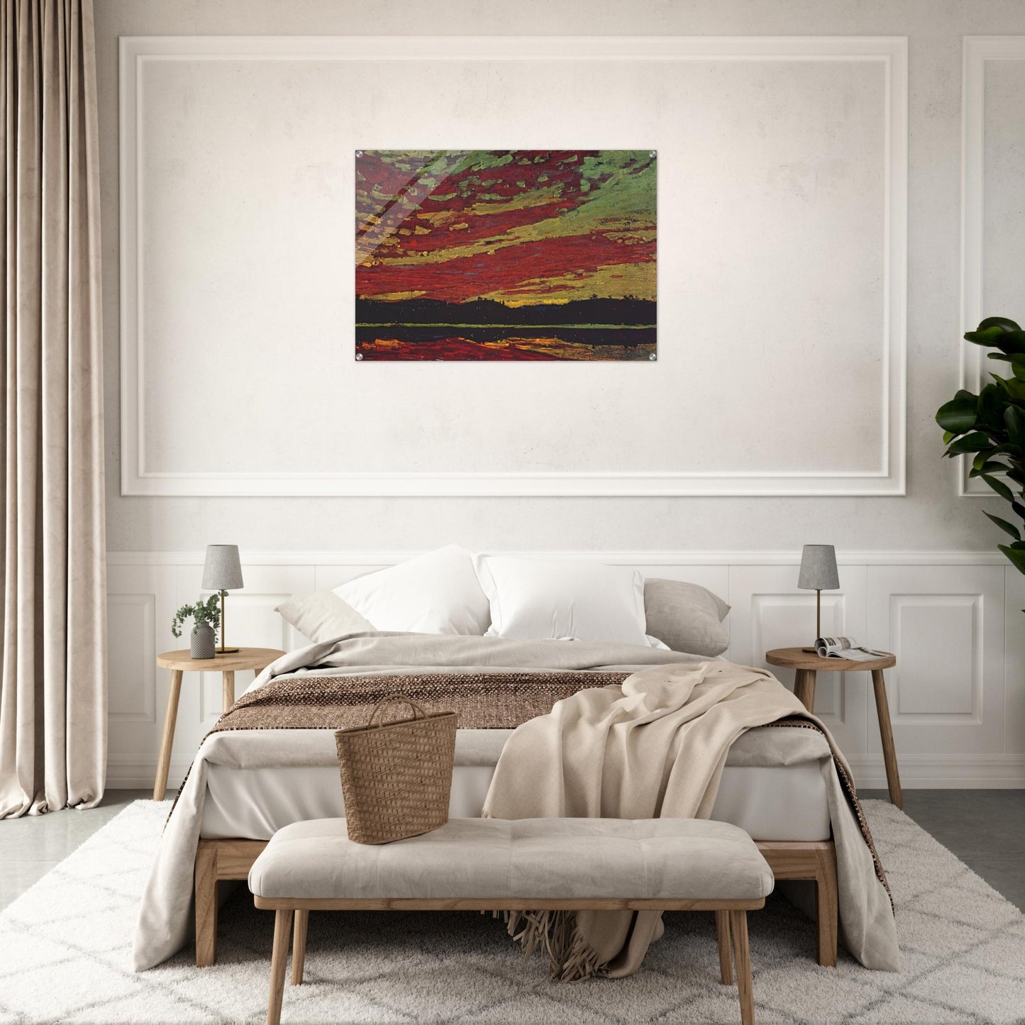 SUNSET 1915 - Tom Thomson Acrylic Print - 70x100 cm / 28x40″ inches