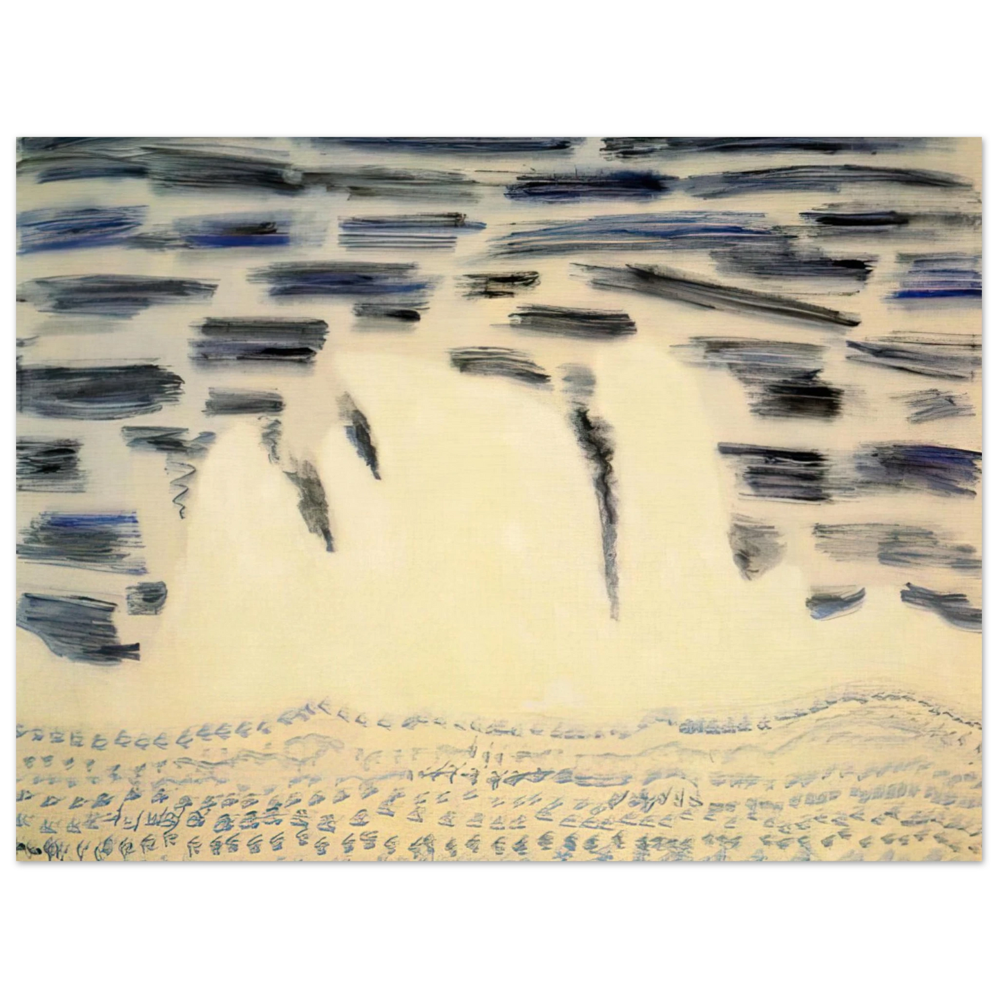 Milton Avery - Onrushing Wave - 1958  75x100 cm / 30x40inches Fine Art Poster