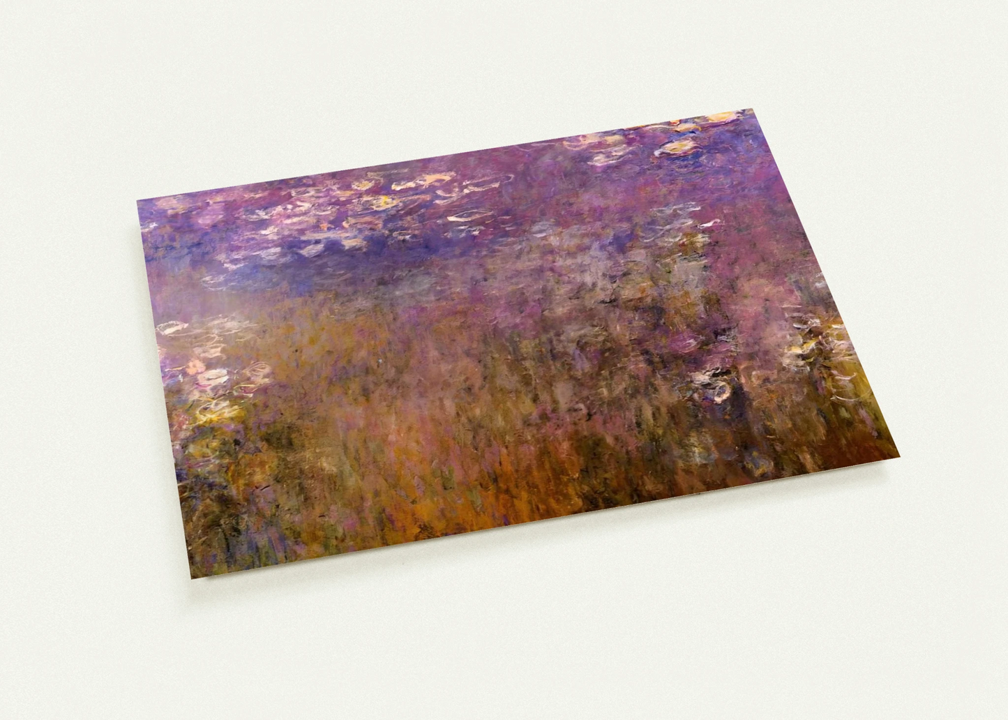 Agapanthus center panel By claude monet Pack of 10 Post Cards | claude monet Post Cards | A6 (10.5 x 14.8 cm) - 4.1 x 5.8 inches
