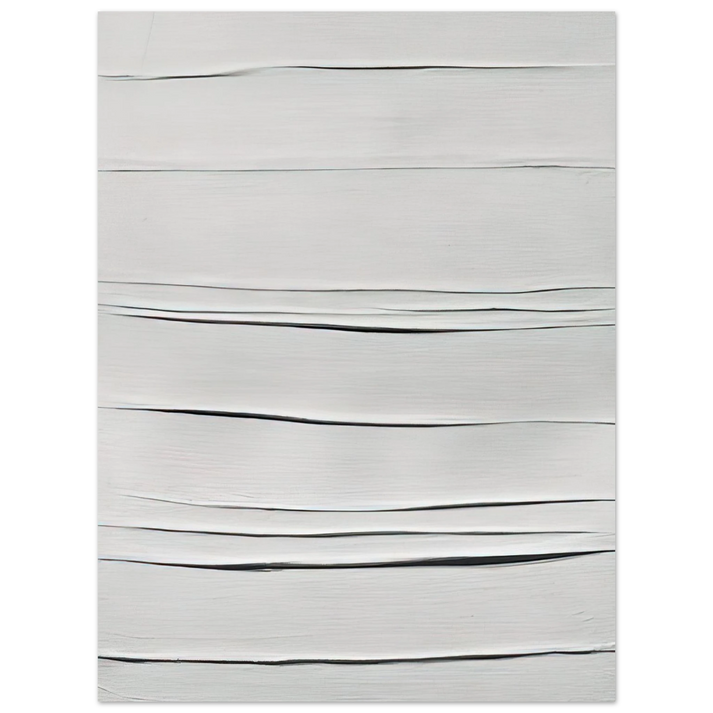 Piero Manzoni - Achrome - 1958  75x100 cm / 30x40inches Fine Art Poster