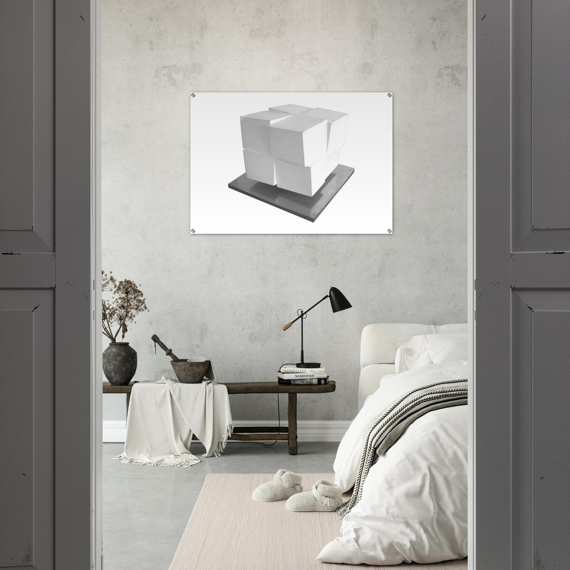 Split Cube - 1962 - Jeremy Moon Acrylic Print - 70x100 cm / 28x40″ inches | Jeremy Moon Wall Art | Jeremy Moon Prints