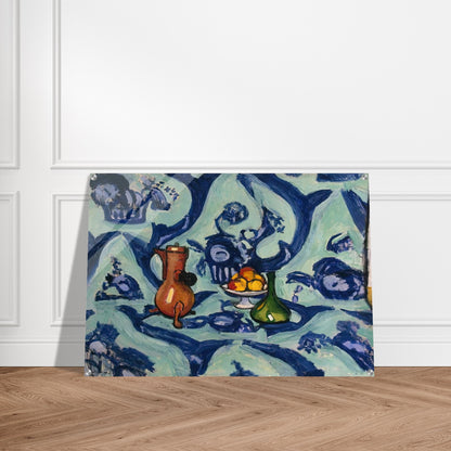 STILL LIFE WITH BLUE TABLECLOTH 1906 - Henri Matisse Acrylic Print - 70x100 cm / 28x40″ inches