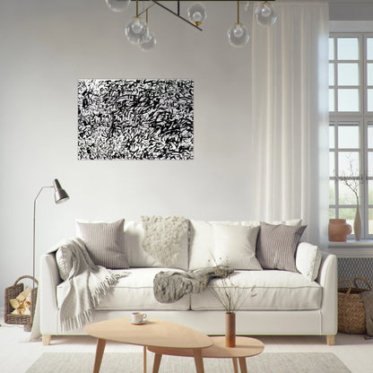 UNTITLED 1978 2 - Keith Haring Brushed Aluminum Print - 70x100 cm / 28x40 inches | Keith Haring Aluminum Print | Keith Haring Prints