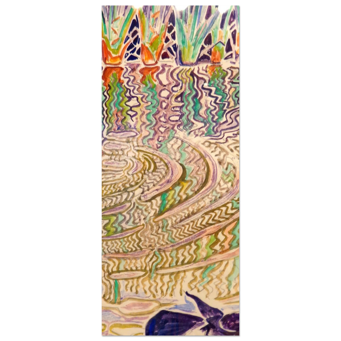 Walter Inglis Anderson - Walter Anderson Wall art - 13x18 cm / 5x7 inches - Premium Wooden Framed Poster With Fine Art Paper-canvas - White frame