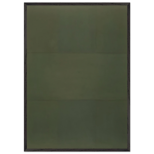 Painting - 1958 - Ad Reinhardt 70x100 cm / 28x40 inches Framed Art Print – Black Wooden Frame