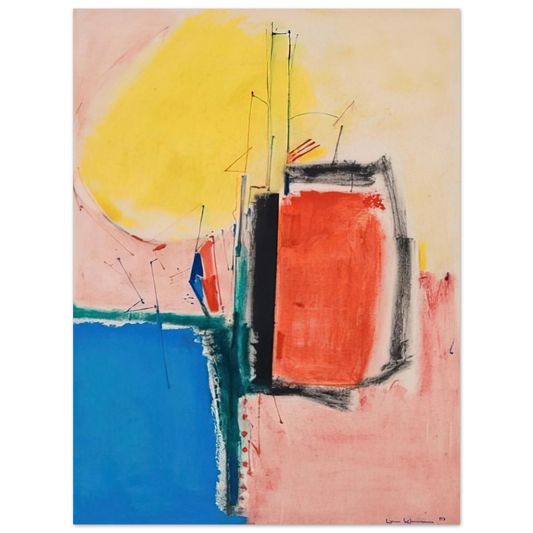 Hans Hofmann - Composition No. 1  75x100 cm / 30x40inches Fine Art Poster