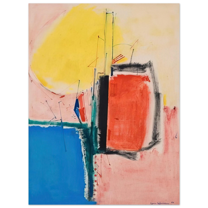 Hans Hofmann - Composition No. 1  75x100 cm / 30x40inches Fine Art Poster