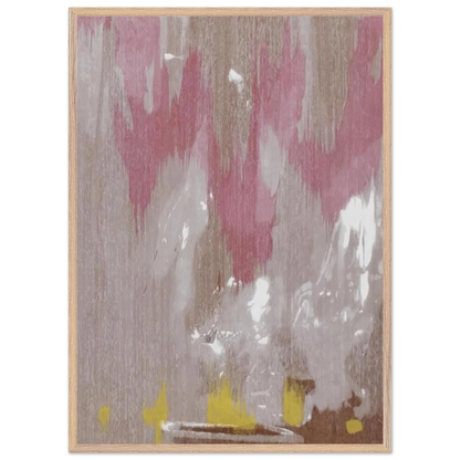 Helen Frankenthaler - Tales of Genji IV - 1998 Wall art - 20x25 cm / 8x10 inches - Premium Wooden Framed Poster With Fine Art Paper-canvas - Black frame