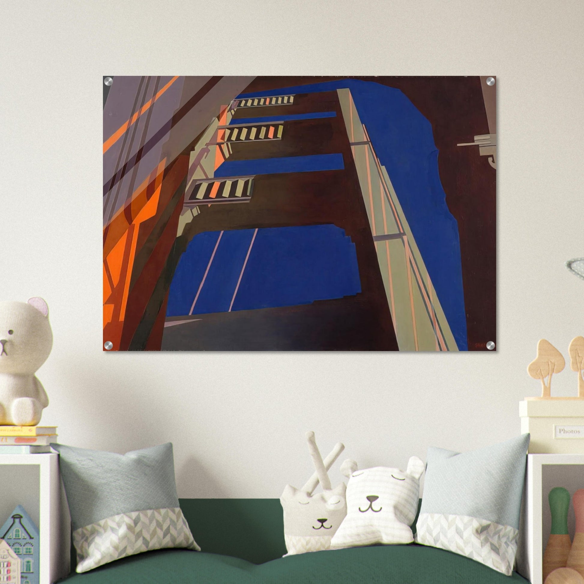 Golden Gate - 1955 - Charles Sheeler Acrylic Print - 70x100 cm / 28x40″ inches