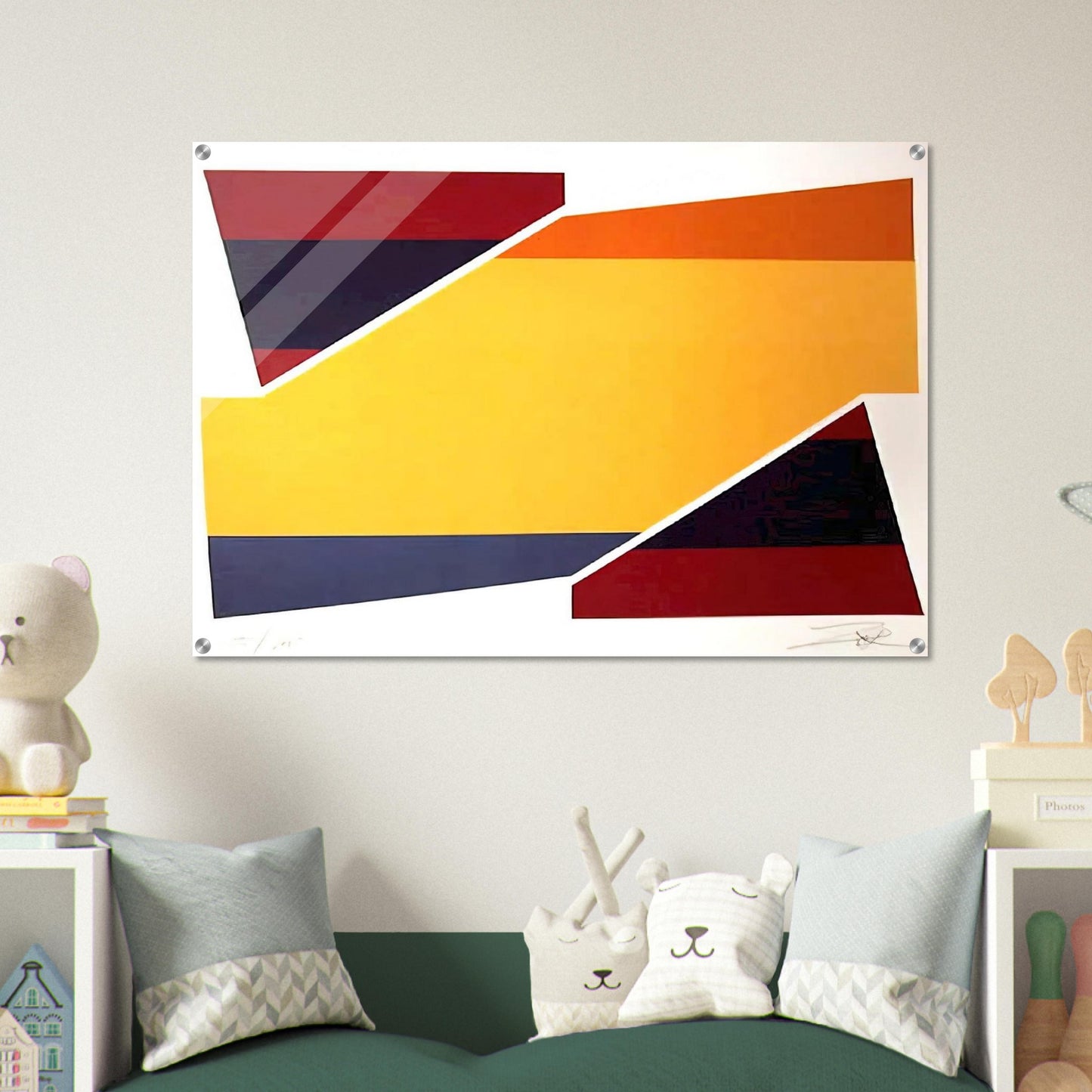 Rotation II - 1980 - Larry Zox Acrylic Print - 70x100 cm / 28x40″ inches