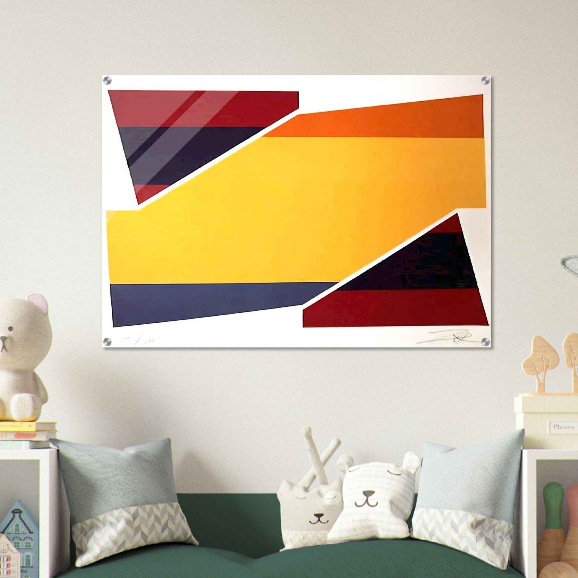 Rotation II - 1980 - Larry Zox Acrylic Print - 70x100 cm / 28x40″ inches