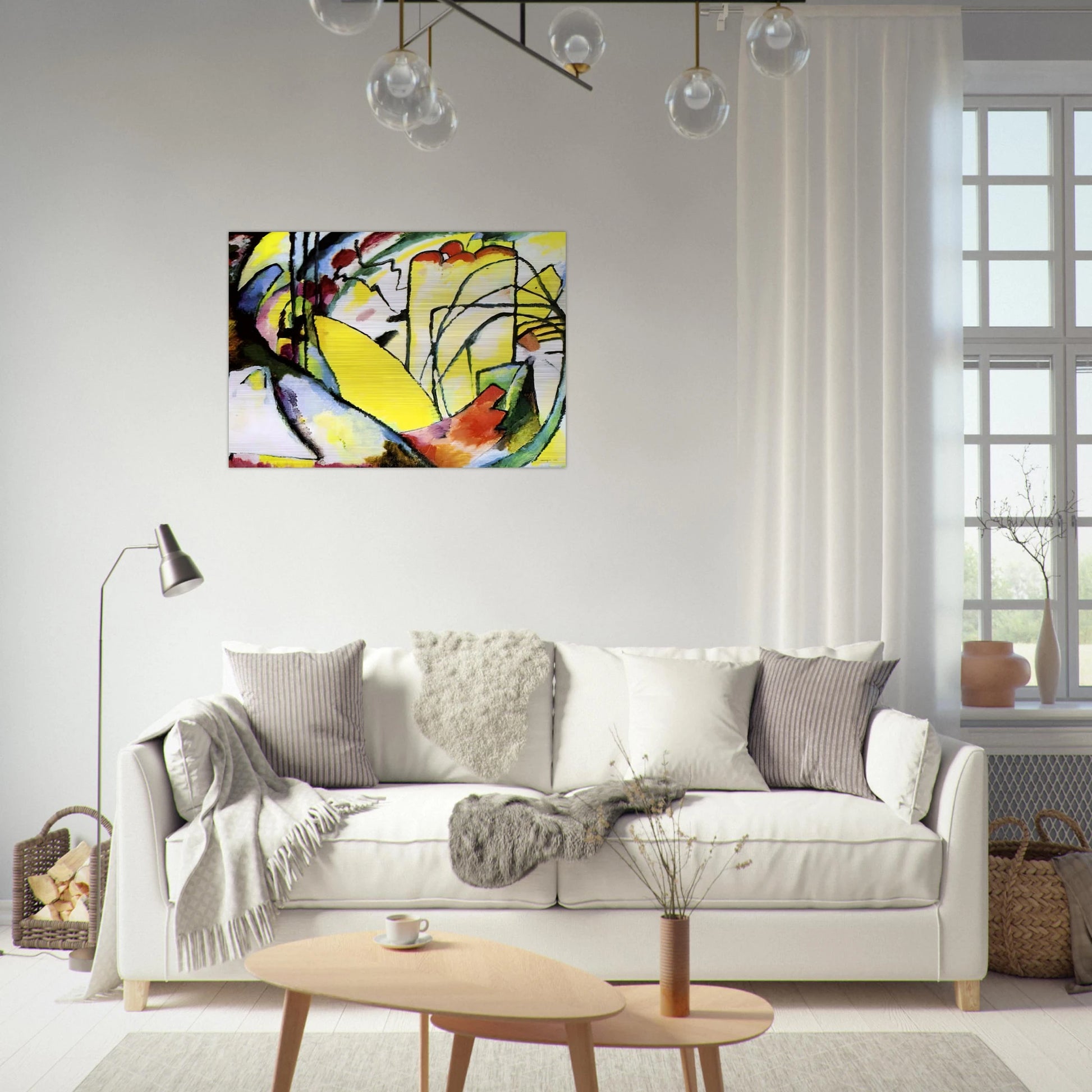 IMPROVISATION 10 1910 - Wassily Kandinsky Brushed Aluminum Print - 70x100 cm / 28x40 inches | Wassily Kandinsky Aluminum Print | Wassily Kandinsky Prints