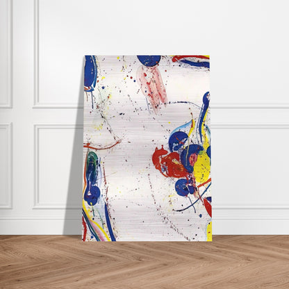 On Return - Sam Francis Brushed Aluminum Print - 70x100 cm / 28x40 inches | Sam Francis Aluminum Print | Sam Francis Prints