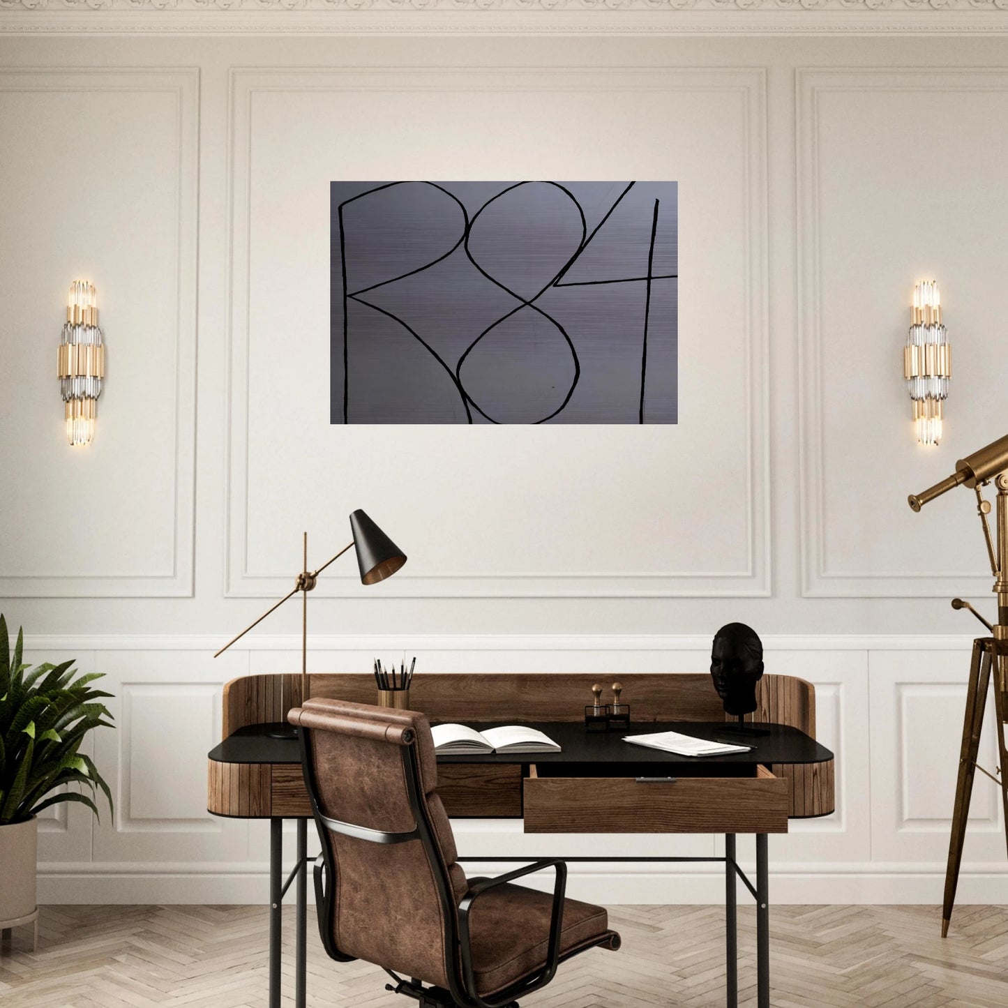 Spectrum I - Minimalism - Robert Ryman Brushed Aluminum Print - 70x100 cm / 28x40 inches | Robert Ryman Aluminum Print | Robert Ryman Prints