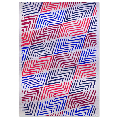 COMPOSITION 30 - Sonia Delaunay Brushed Aluminum Print - 70x100 cm / 28x40 inches | Sonia Delaunay Aluminum Print | Sonia Delaunay Prints