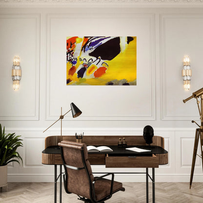IMPRESSION III CONCERT 1911 - Wassily Kandinsky Brushed Aluminum Print - 70x100 cm / 28x40 inches | Wassily Kandinsky Aluminum Print | Wassily Kandinsky Prints