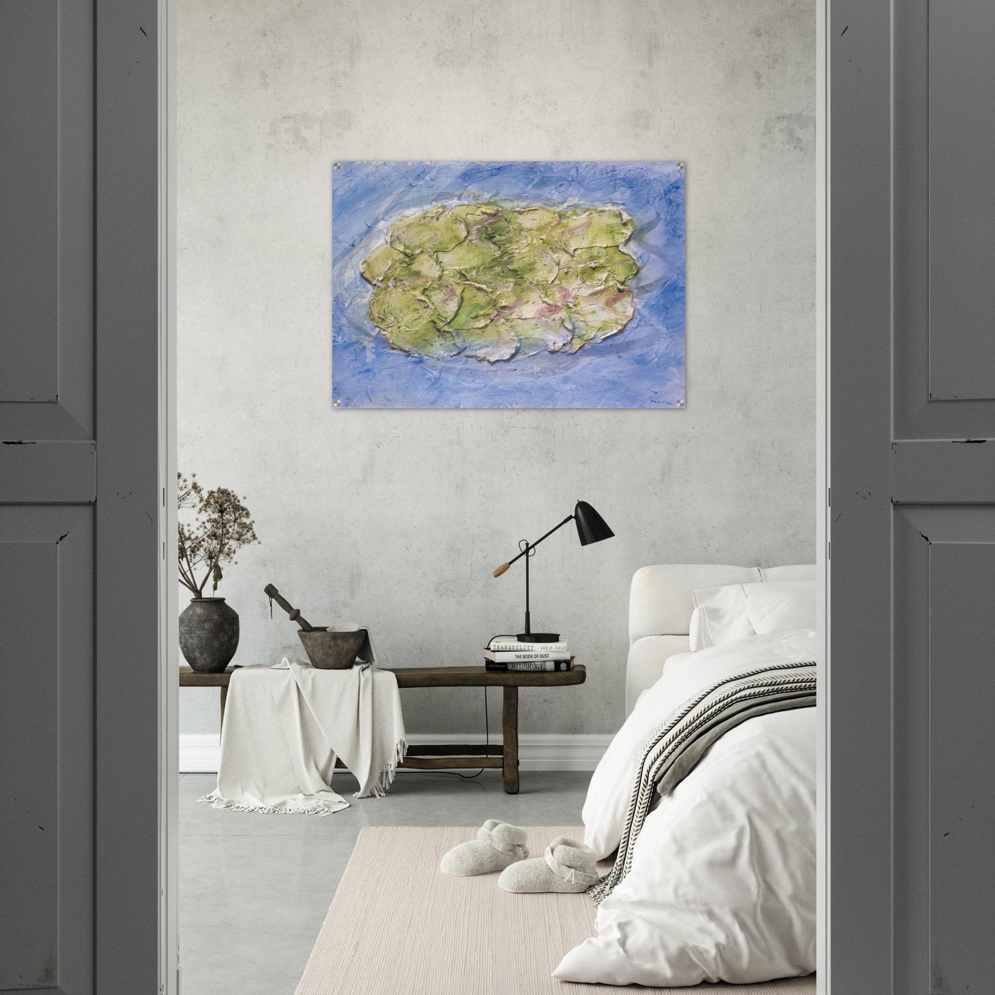 Frog Pond - 1957 - Piero Manzoni Acrylic Print - 70x100 cm / 28x40″ inches