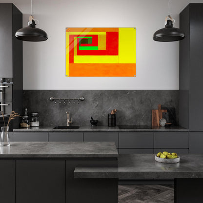 Etudes Bauhaus C - 1929 - Victor Vasarely Acrylic Print - 70x100 cm / 28x40″ inches