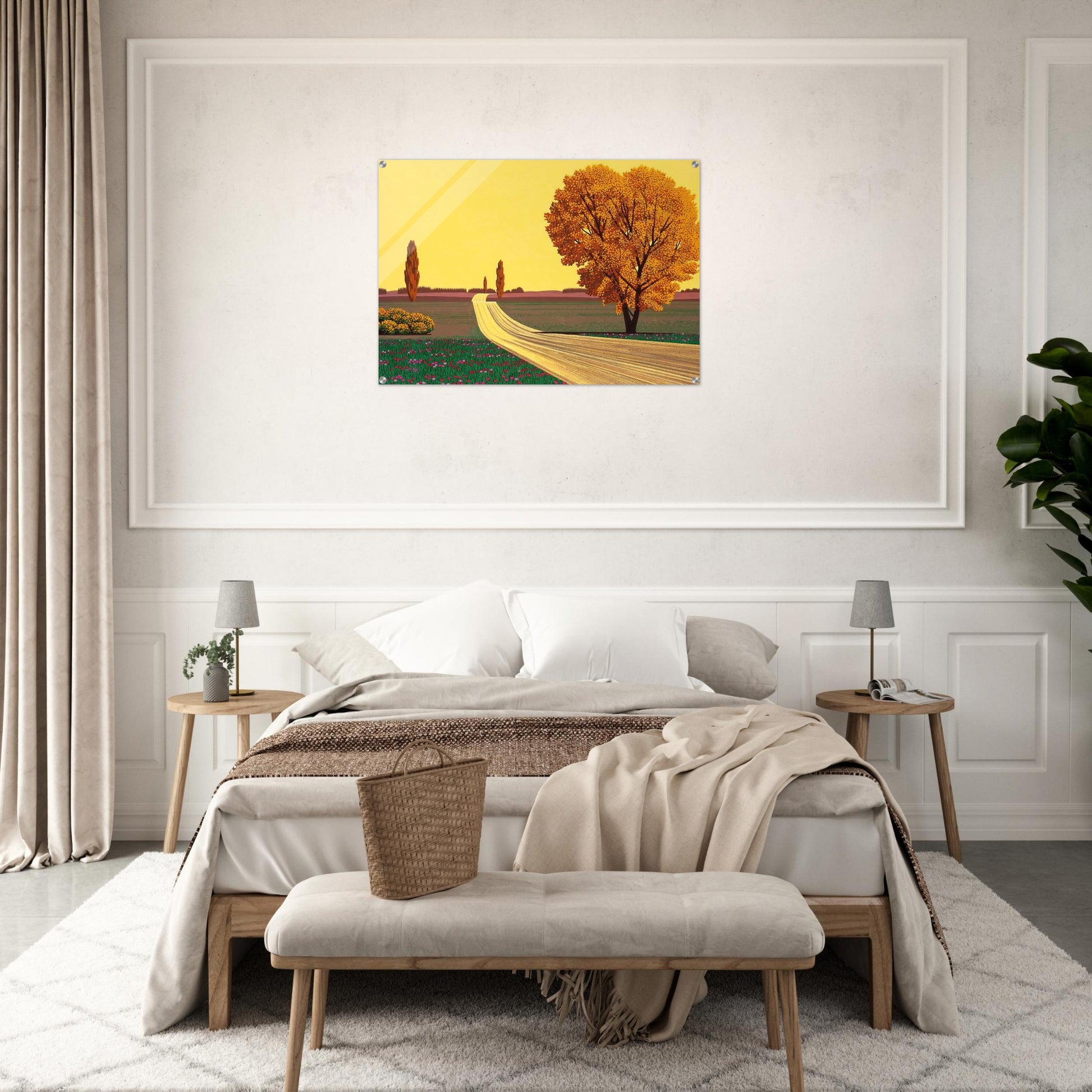 Autumn - Hiroshi Nagai Acrylic Print - 70x100 cm / 28x40″ inches | Hiroshi Nagai Wall Art | Hiroshi Nagai Prints