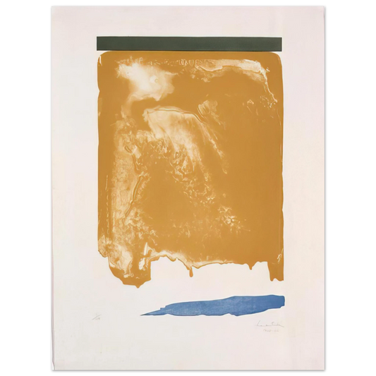 Helen Frankenthaler - Persian Garden - 1966 Wall art - 13x18 cm / 5x7 inches - Fine Art Poster-canvas - -