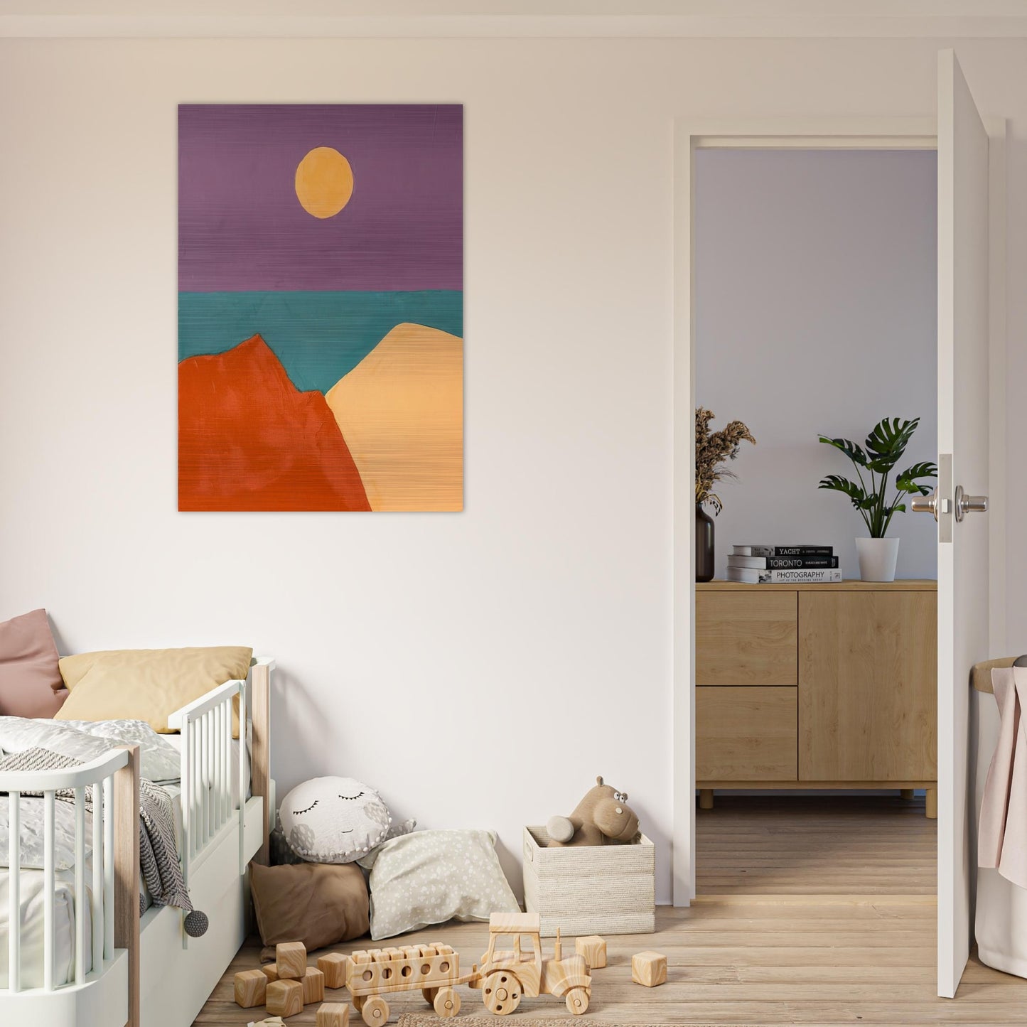 Untitled - 2015 - Etel Adnan Brushed Aluminum Print - 70x100 cm / 28x40 inches | Etel Adnan Aluminum Print | Etel Adnan Prints