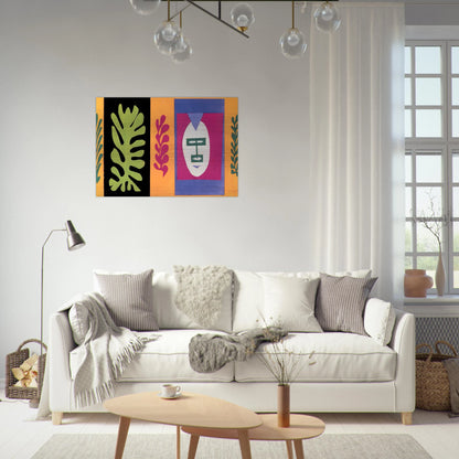 THE ESCHIMO 1947 - Henri Matisse Brushed Aluminum Print - 70x100 cm / 28x40 inches | Henri Matisse Aluminum Print | Henri Matisse Prints