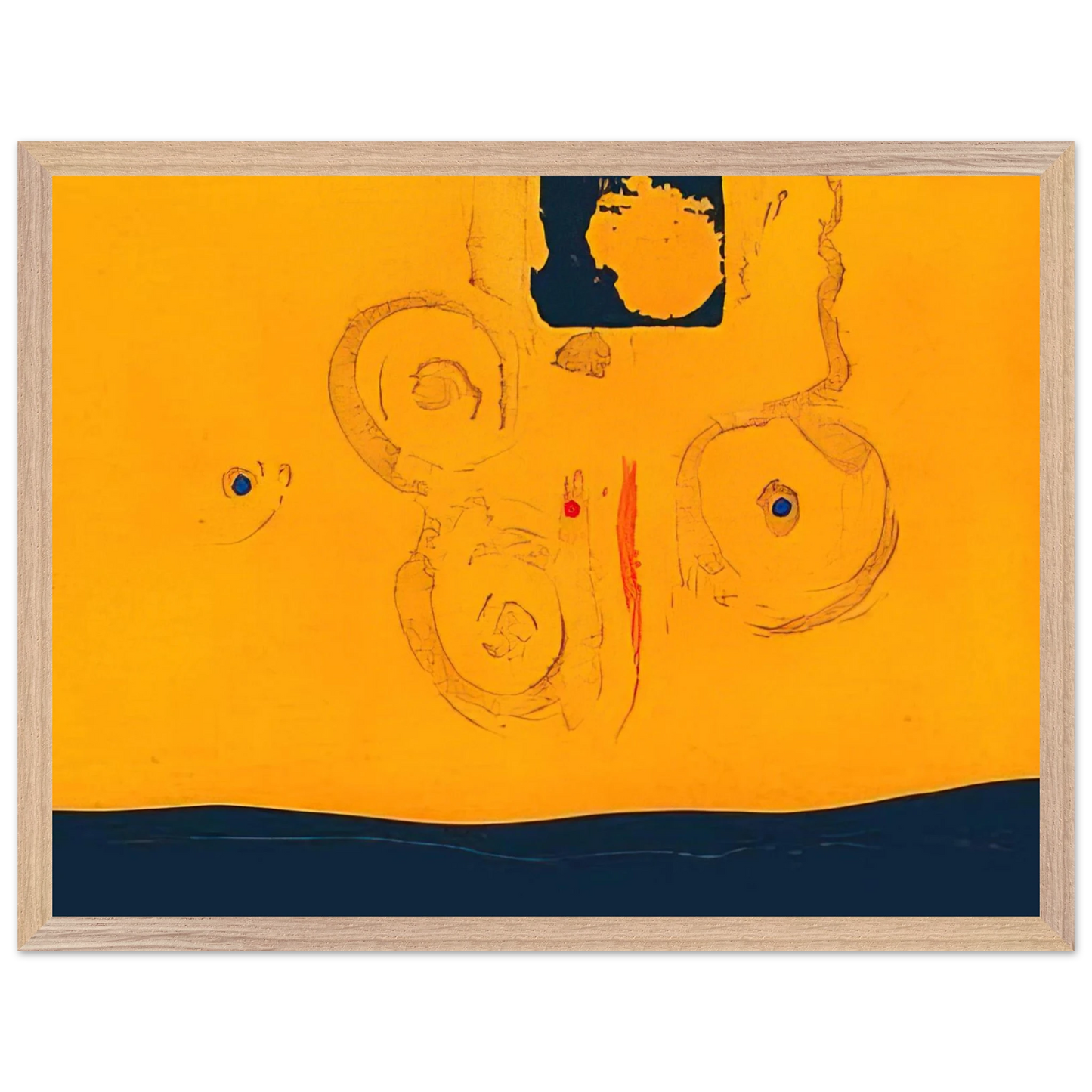 Helen Frankenthaler - Plaza Real - 1988 Wall art - 50x70 cm / 20x28 inches - Fine Art Poster-canvas - -