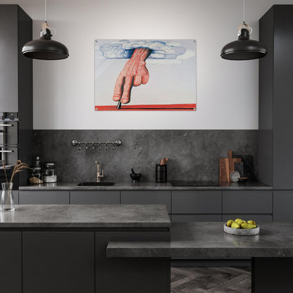 LINE - Philip Guston Acrylic Print - 70x100 cm / 28x40″ inches | Philip Guston Wall Art | Philip Guston Prints