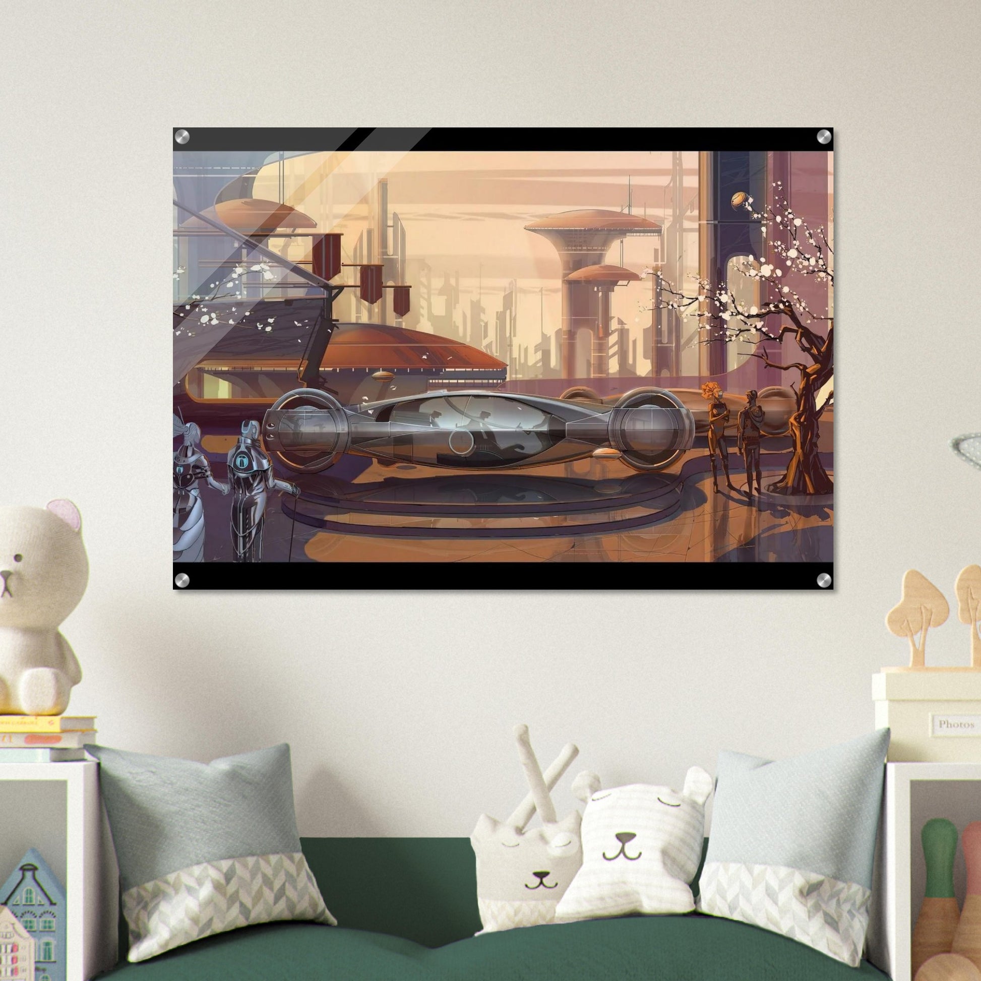 Syd Mead - Syd Mead Acrylic Print - 70x100 cm / 28x40″ inches