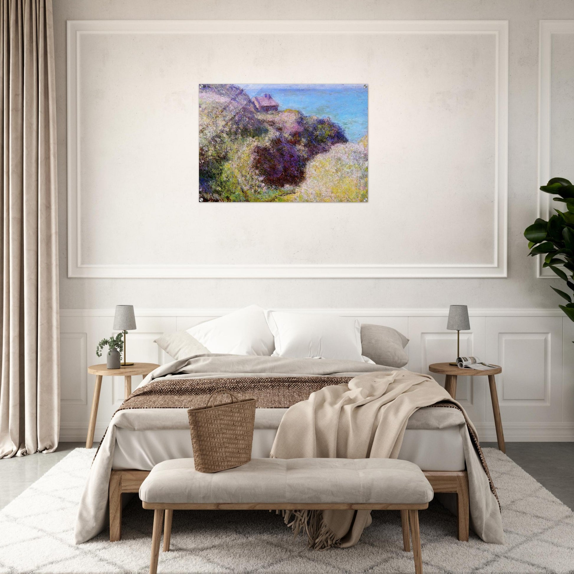 The Gorge at Varengeville, Late Afternoon - claude monet Acrylic Print - 70x100 cm / 28x40″ inches