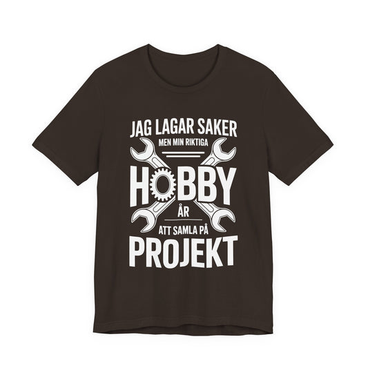Hobby-Projekt-T-Shirt – Lustiges DIY-Shirt für Bastler, Geschenk für Heimwerker, Vatertag, Freizeitkleidung, Werkstattbekleidung