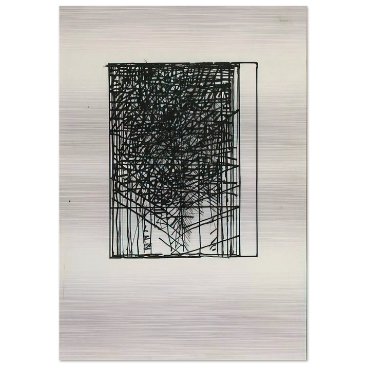 Suicide Note - 1973 - Brice Marden Brushed Aluminum Print - 70x100 cm / 28x40 inches | Brice Marden Aluminum Print | Brice Marden Prints