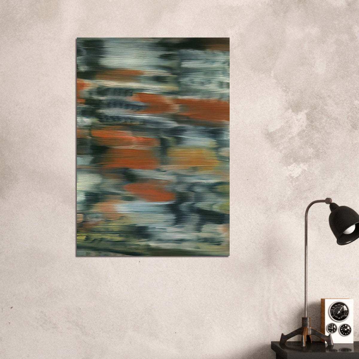 TOWNSCAPE PX 1968 - Gerhard Richter Brushed Aluminum Print - 70x100 cm / 28x40 inches | Gerhard Richter Aluminum Print | Gerhard Richter Prints