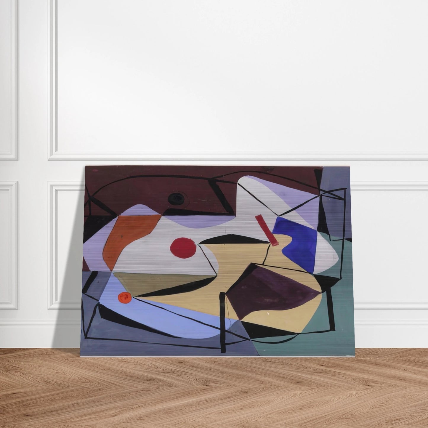 Study for a Painting - 1939 - Ad Reinhardt Brushed Aluminum Print - 70x100 cm / 28x40 inches | Ad Reinhardt Aluminum Print | Ad Reinhardt Prints