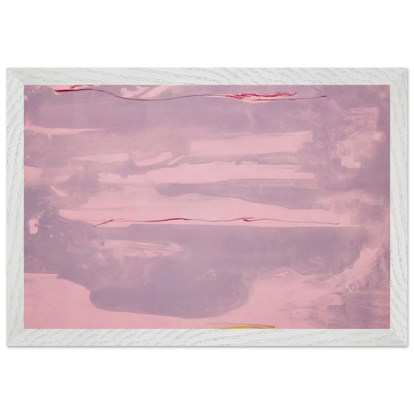 Helen Frankenthaler - Dream Walk - 1977 Wall art - 13x18 cm / 5x7 inches - Premium Wooden Framed Poster With Fine Art Paper-canvas - Wood frame