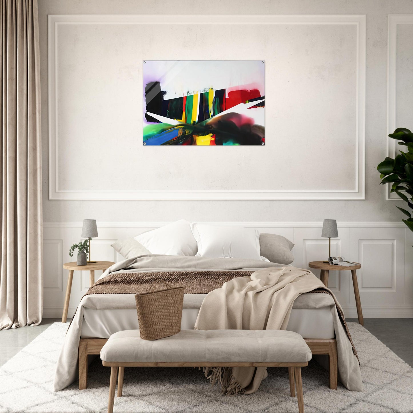 Phenomena Cave of the Prism Winds Year - Paul Jenkins Acrylic Print - 70x100 cm / 28x40″ inches