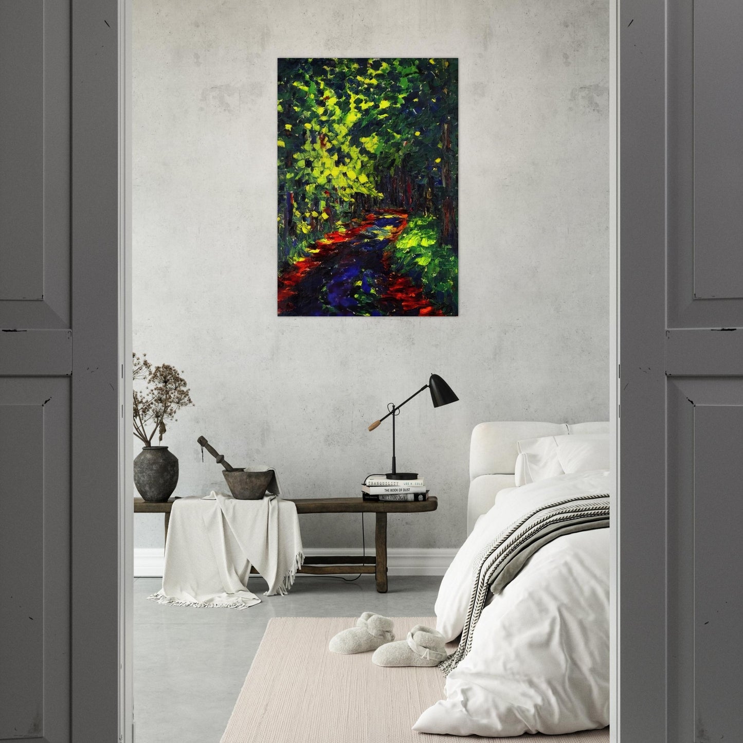 Forest Path - Emil Nolde Brushed Aluminum Print - 70x100 cm / 28x40 inches | Emil Nolde Aluminum Print | Emil Nolde Prints