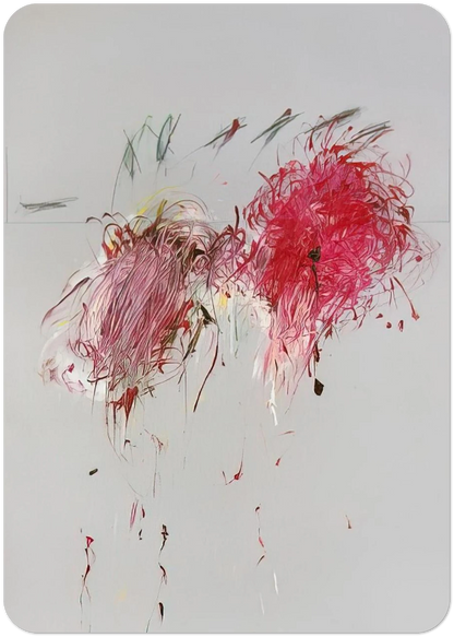 Nine Discourses on Commodus, , Part VII By Cy Twombly Pack of 10 Post Cards | Cy Twombly Post Cards | A6 (10.5 x 14.8 cm) - 4.1 x 5.8 inches