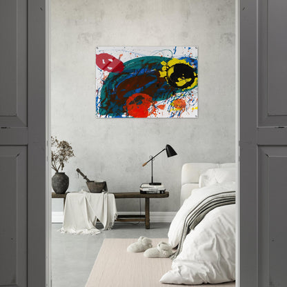 For Thirteen  SFS-335  - Sam Francis Acrylic Print - 70x100 cm / 28x40″ inches