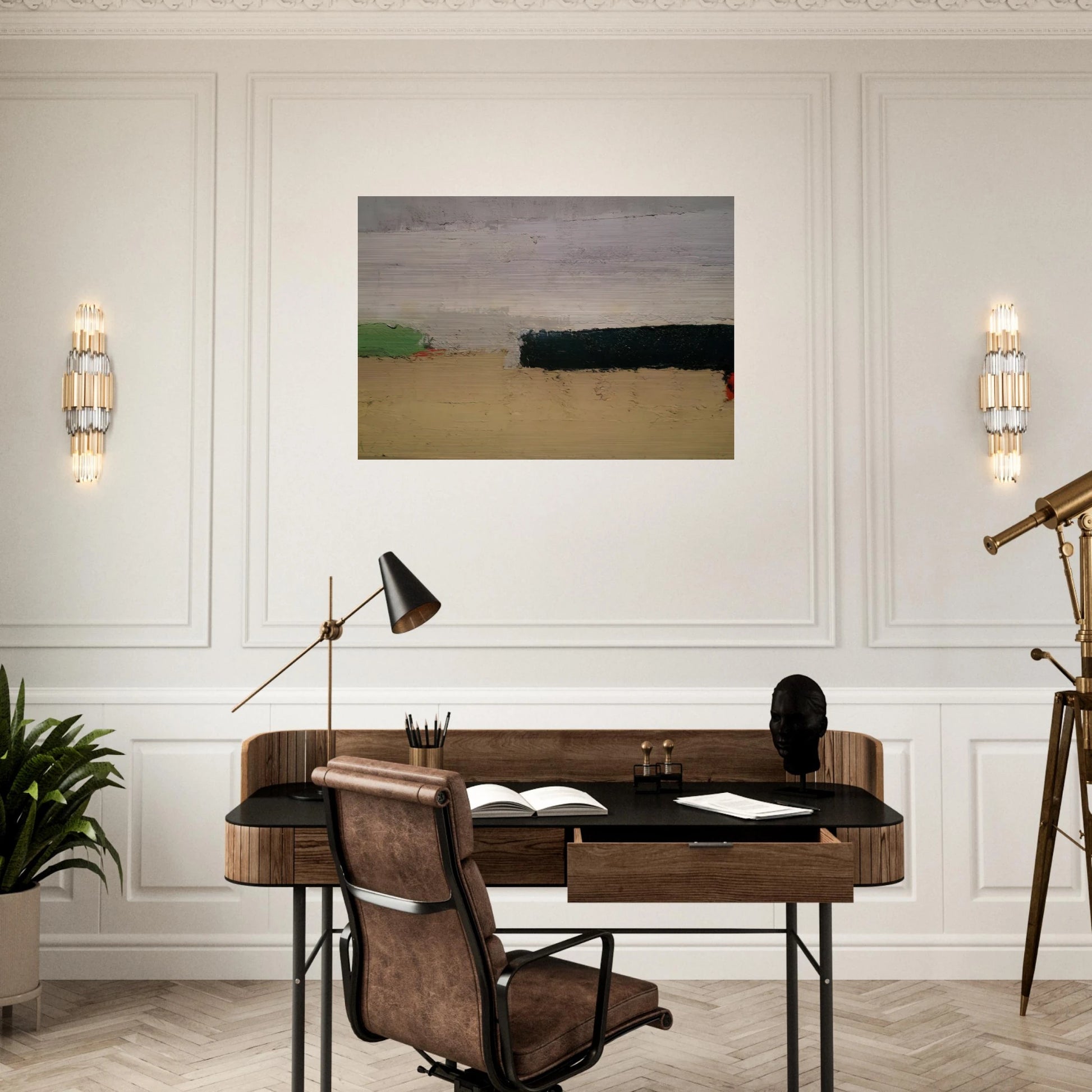 Paysage - 1952 - Nicolas de Stael Brushed Aluminum Print - 70x100 cm / 28x40 inches | Nicolas de Stael Aluminum Print | Nicolas de Stael Prints