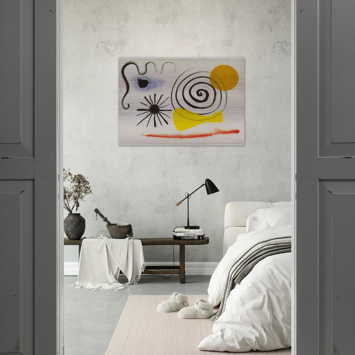 UNTITLED 1941 - Alexander Calder Brushed Aluminum Print - 70x100 cm / 28x40 inches | Alexander Calder Aluminum Print | Alexander Calder Prints