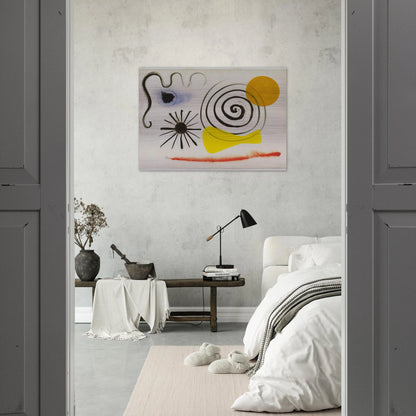 UNTITLED 1941 - Alexander Calder Brushed Aluminum Print - 70x100 cm / 28x40 inches | Alexander Calder Aluminum Print | Alexander Calder Prints