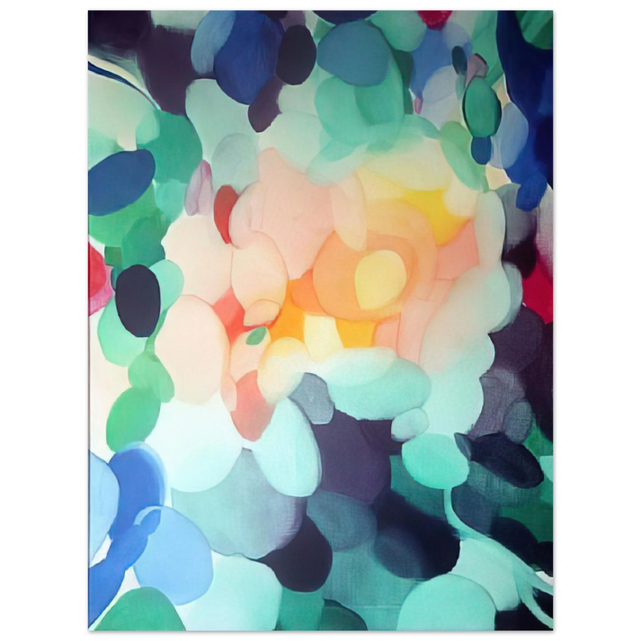 Alice Baber - Golden Center in the Ladder  75x100 cm / 30x40inches Fine Art Poster