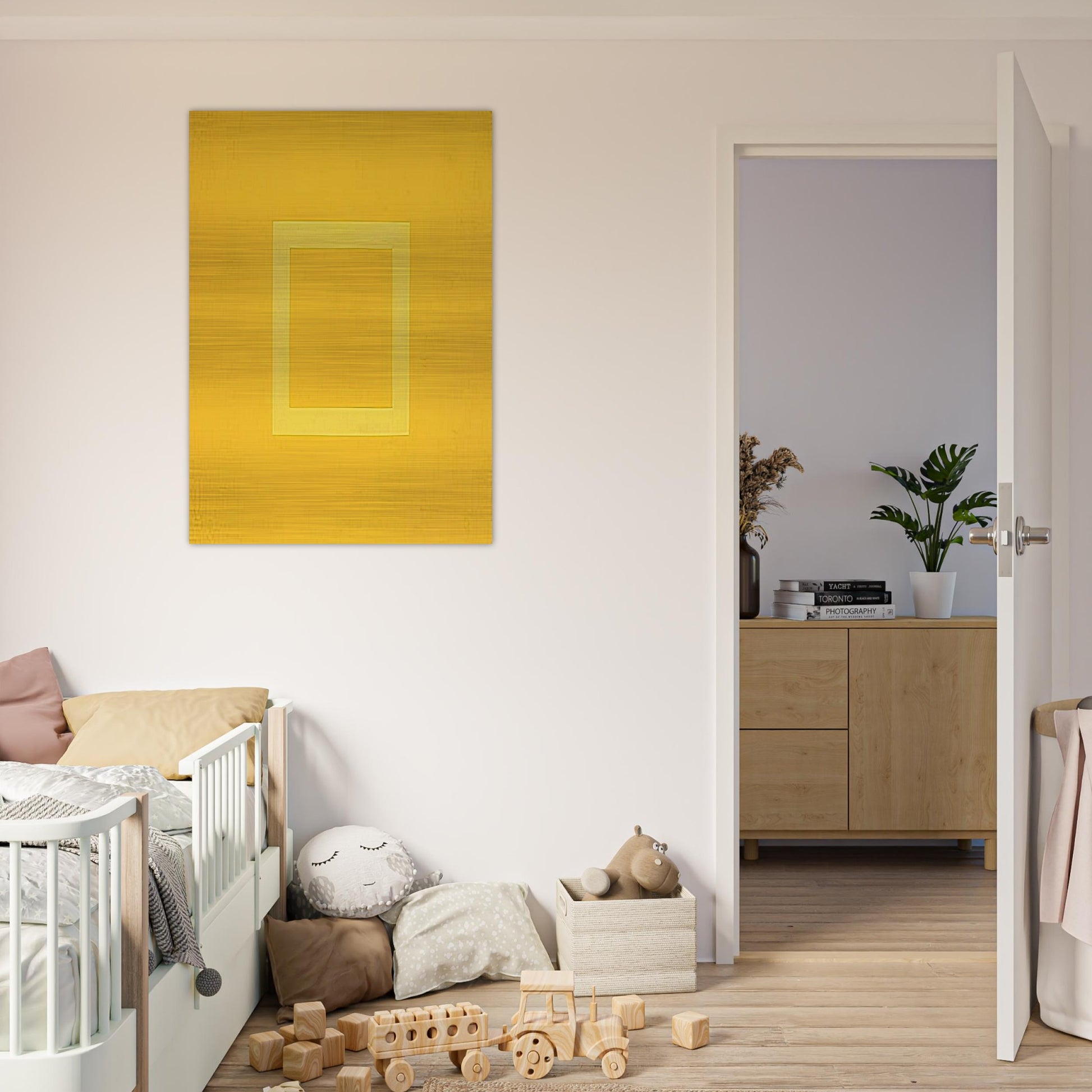 Spazio Luce - 1973 - Antonio Calderara Brushed Aluminum Print - 70x100 cm / 28x40 inches | Antonio Calderara Aluminum Print | Antonio Calderara Prints