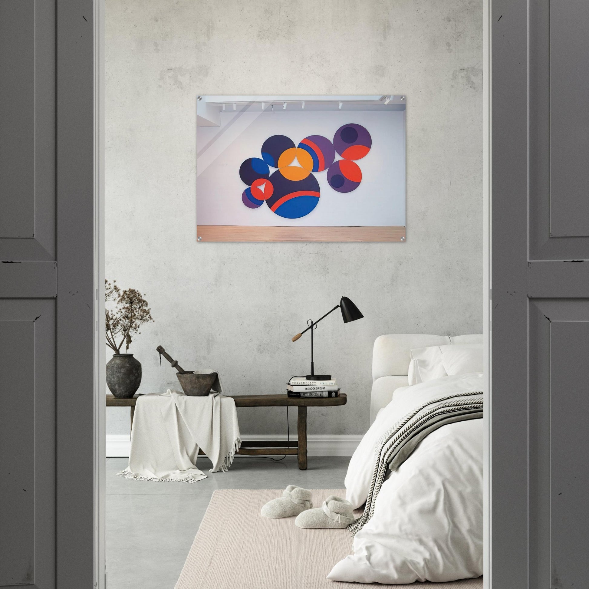 Constellation Twelve Circles - 1969 - Leon Polk Smith Acrylic Print - 70x100 cm / 28x40″ inches