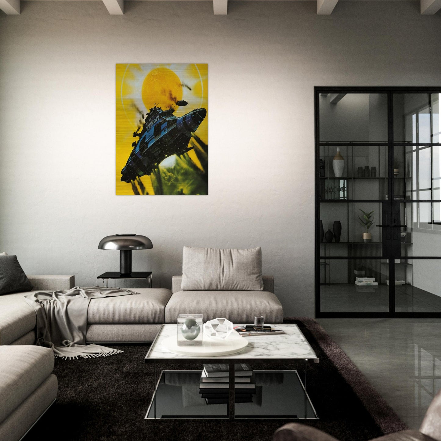 Chris Foss - Chris Foss Brushed Aluminum Print - 70x100 cm / 28x40 inches | Chris Foss Aluminum Print | Chris Foss Prints