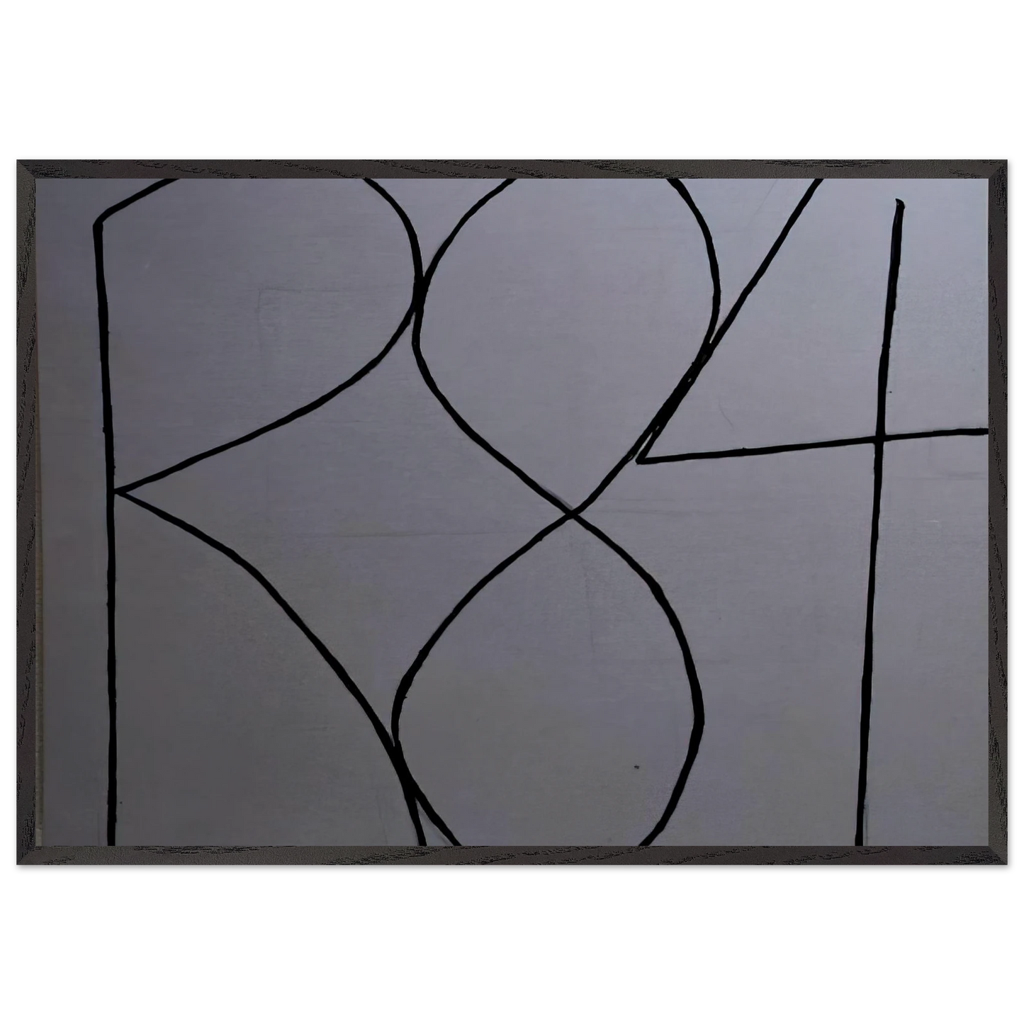 Spectrum I - Minimalism - Robert Ryman 70x100 cm / 28x40 inches Framed Art Print – Black Wooden Frame
