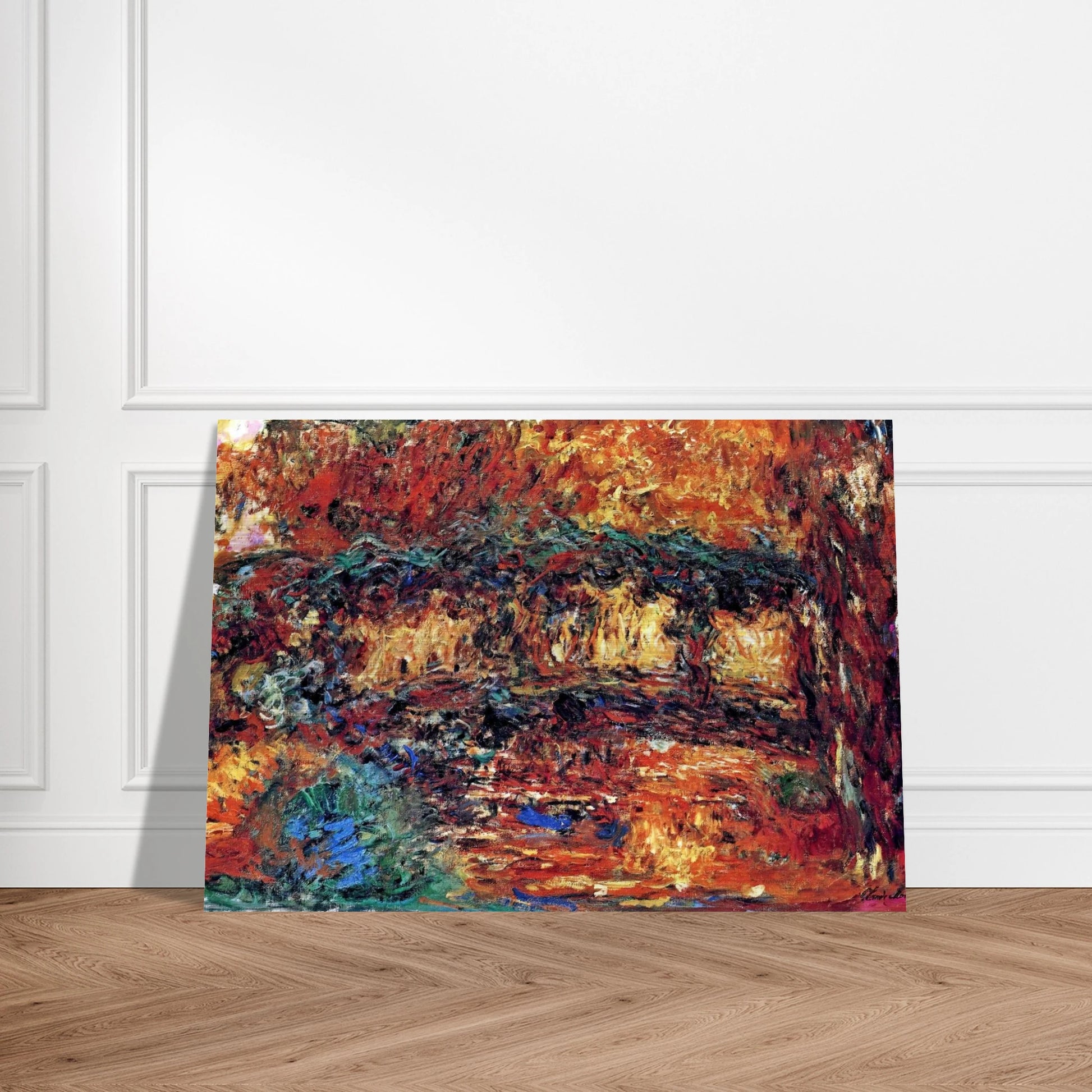 The Japanese Bridge 7 - claude monet Brushed Aluminum Print - 70x100 cm / 28x40 inches | claude monet Aluminum Print | claude monet Prints